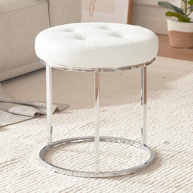 White/Silver Base/Pu Leather