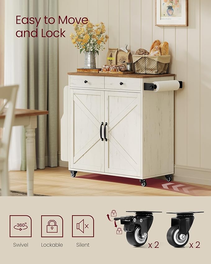 Rustic White + Honey Brown