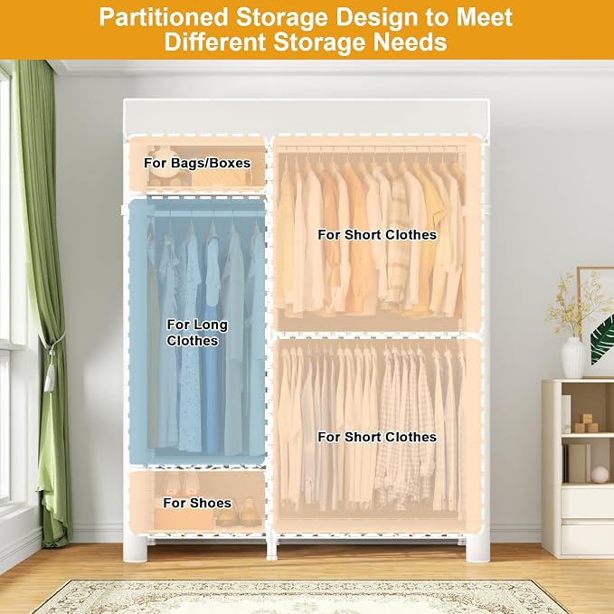 White Rack With White Cover