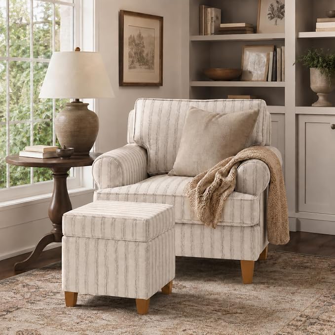 Gray and Cream Stripe