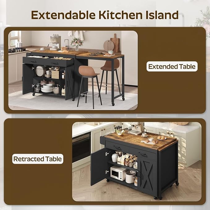 Rustic Brown + Black