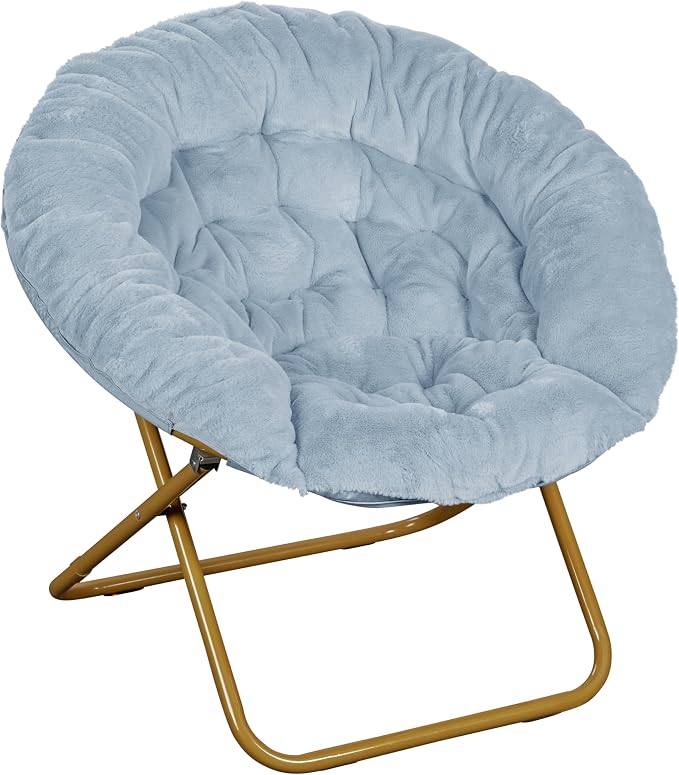 Aqua Fabric/Soft Gold Frame