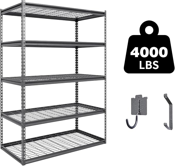 Dark Grey - Wire Shelves