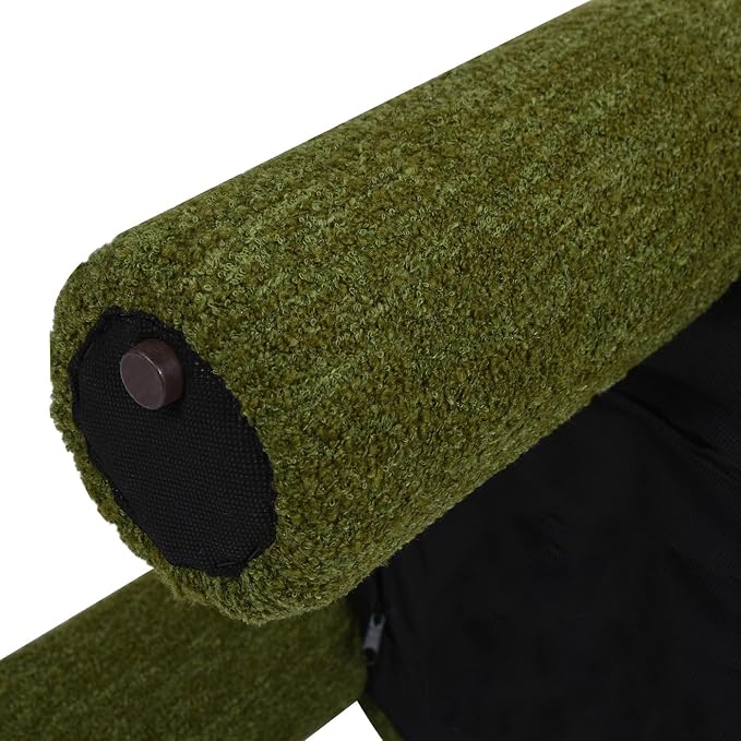 Moss Green Boucle
