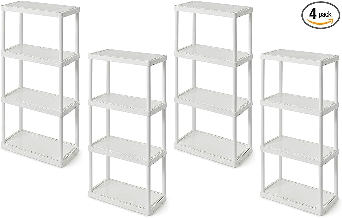 4 Shelf - White