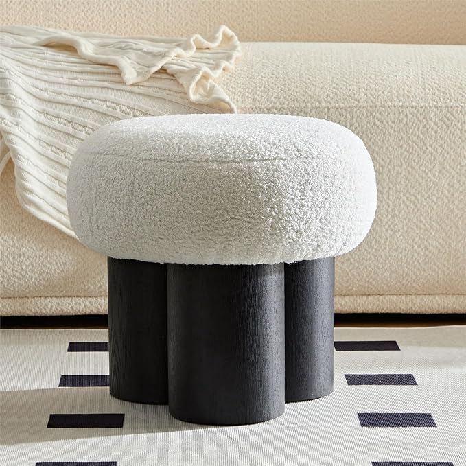 Mushroom-white & Black