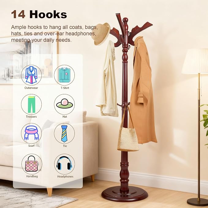 Solid Wood Antler Hook
