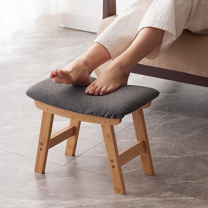 Natural Stool Legs - Gray Surface
