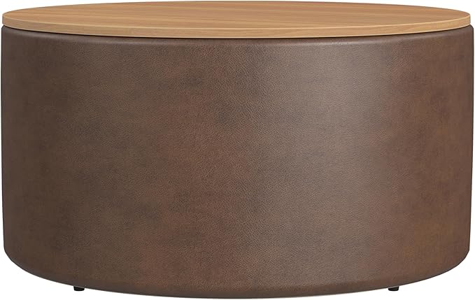 Faux Brown Leather