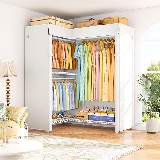 White Rack with White Cover