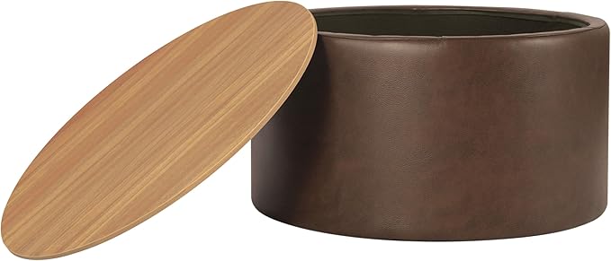 Faux Brown Leather