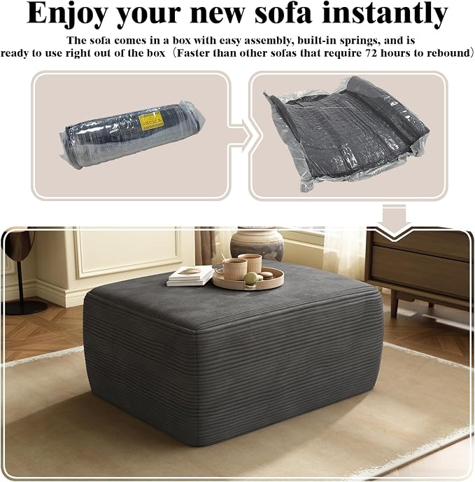 Grey Corduroy