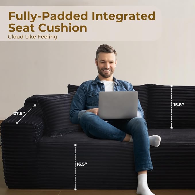 Black,plush Corduroy