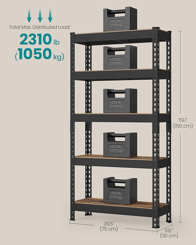 Black + Rustic Brown