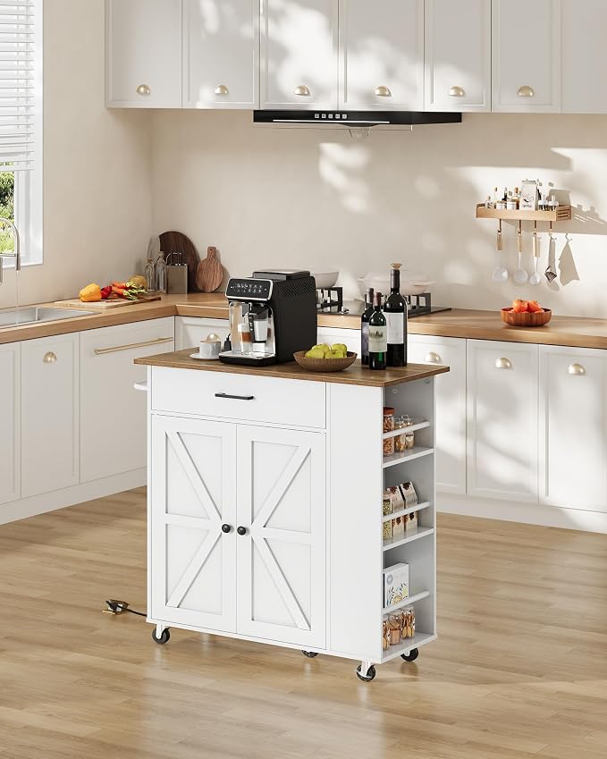 White and Walnut