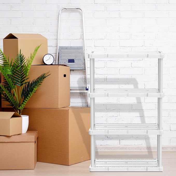 4 Shelf - White