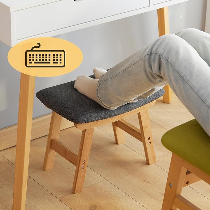 Natural Legs - Gray Stool Surface