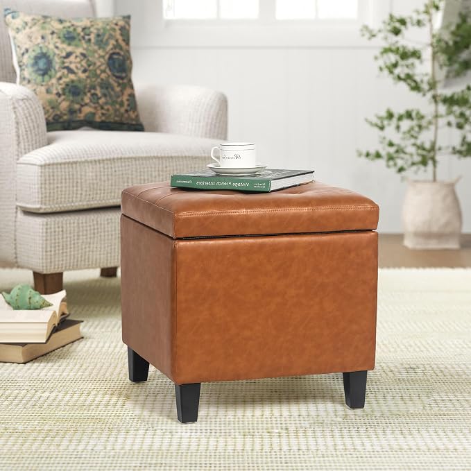 Orange Distressed Leather Grain