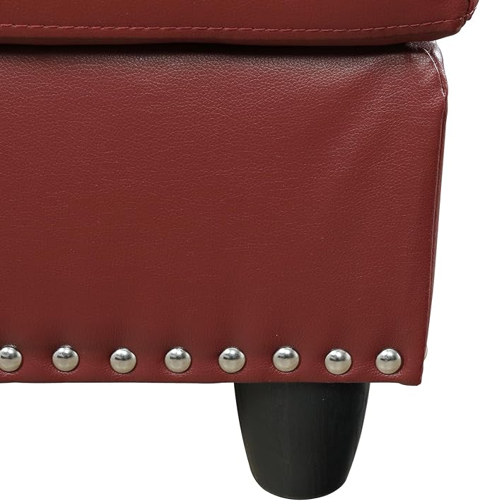 Rivet Red Leather 28.5