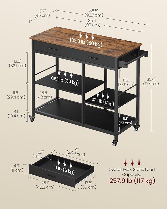 Rustic Brown + Ink Black