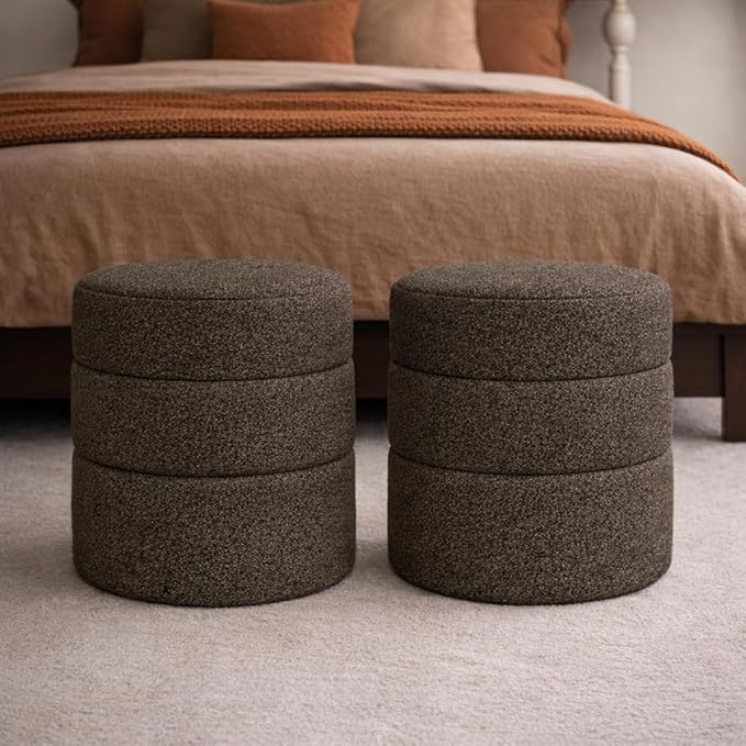 Dark Brown Boucle
