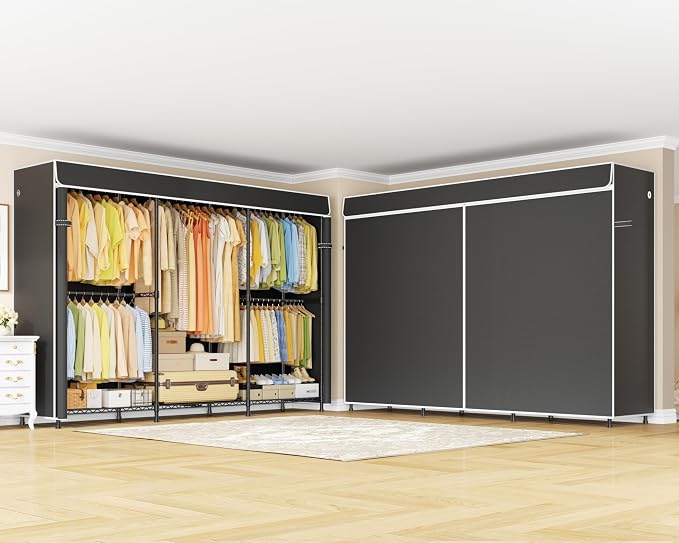Black Rack With Black Cover