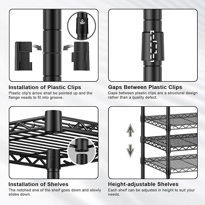 Black Rack with Gray Cover