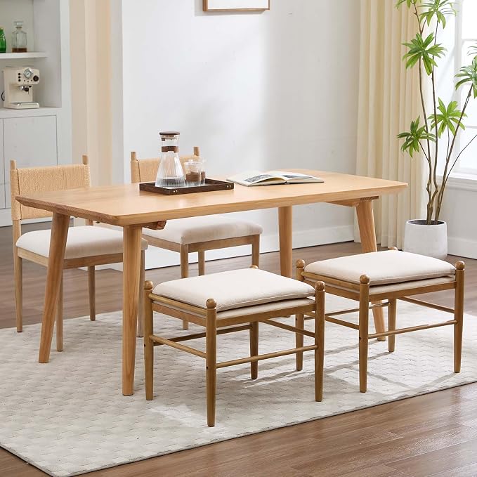 Brown Frame, Beige Linen