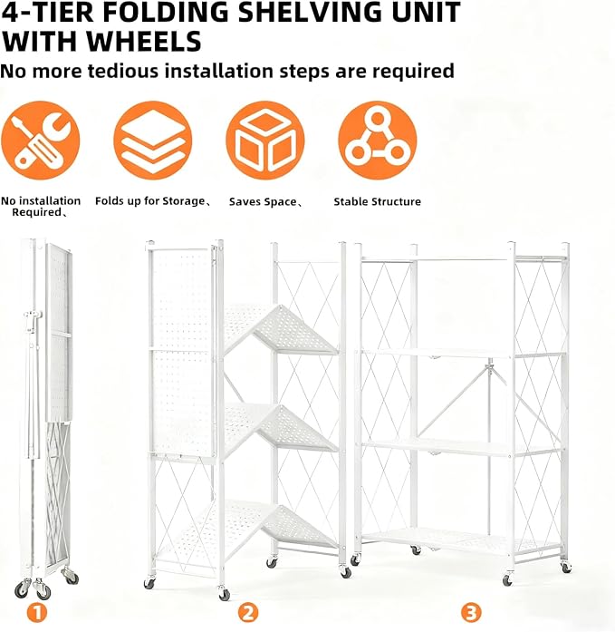 4 Tier - White