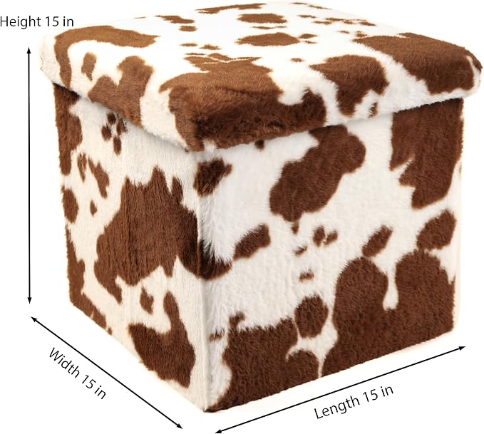 Cowhide Brown/White