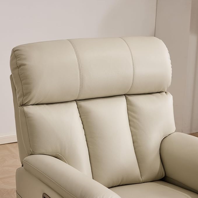 Genuine Leather Beige
