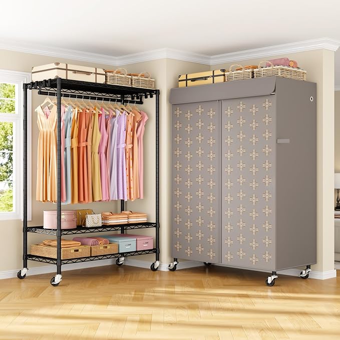 Black Rack with Pattern Cover