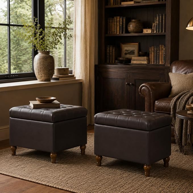 Espresso Brown Faux Leather