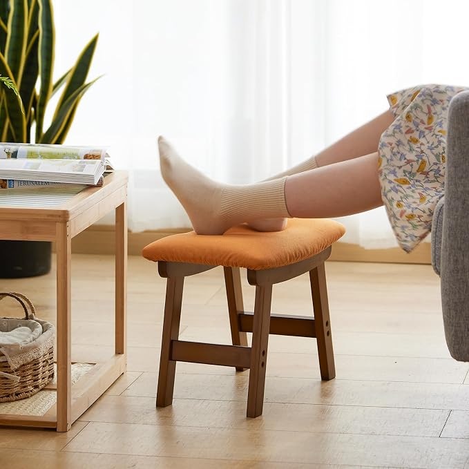 Brown Legs - Orange Stool Surface