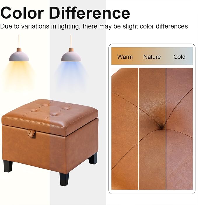 Style2 Faux Leather Brown&orange