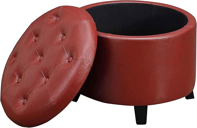 Burgundy Faux Leather