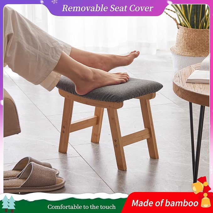 Natural Stool Legs - Gray Surface