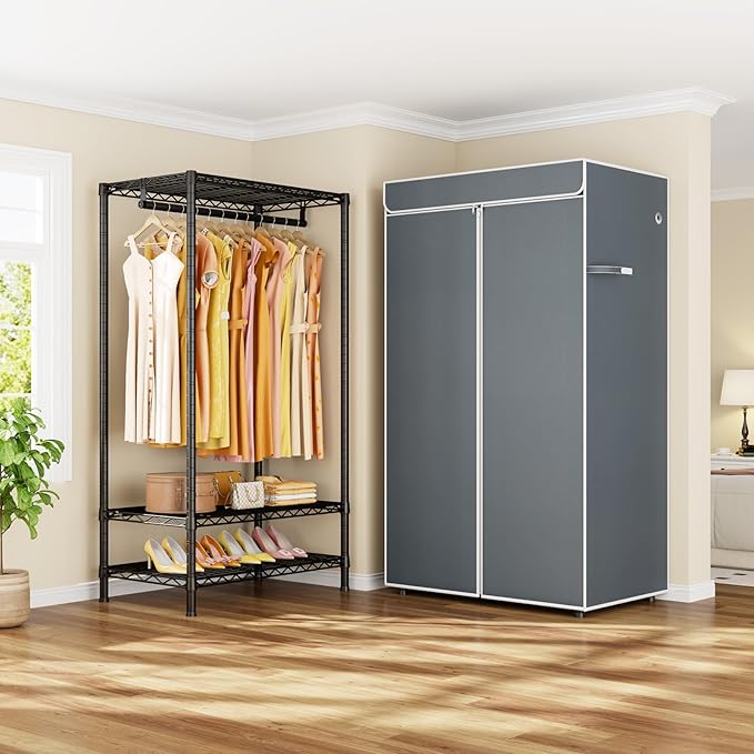 Black Rack with Gray Cover