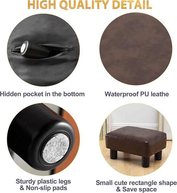 A-brown-faux Leather