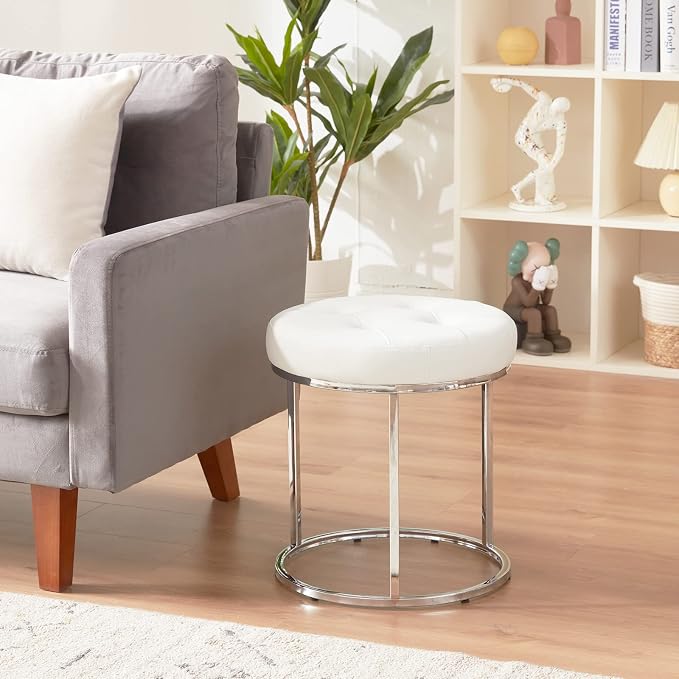White/Silver Base/Pu Leather