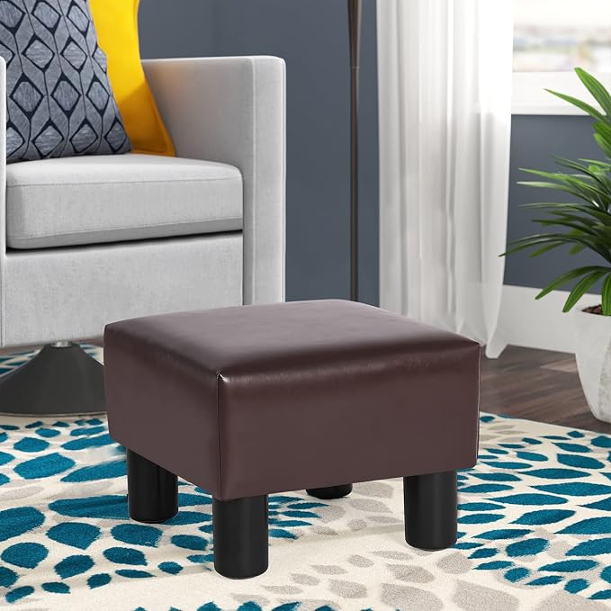 Small, Square Dark Brown