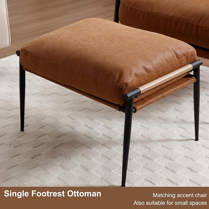 Brown Single Ottoman