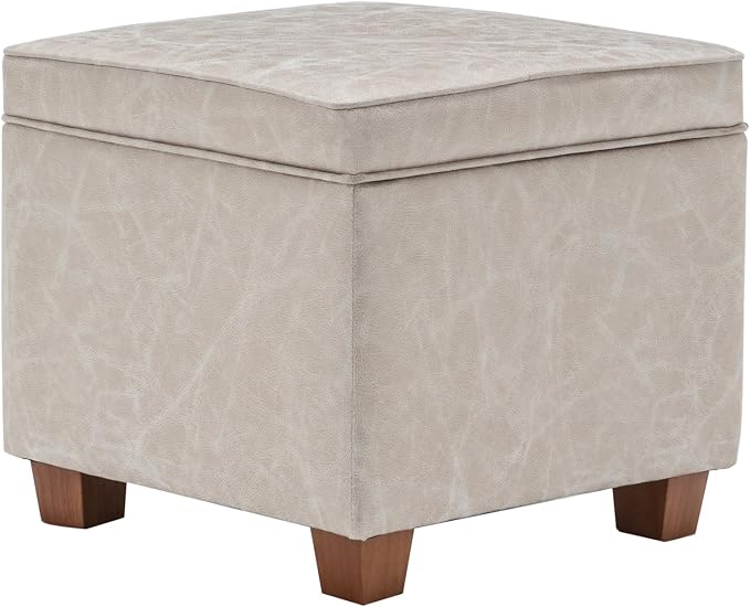 Distressed Tan Faux Leather