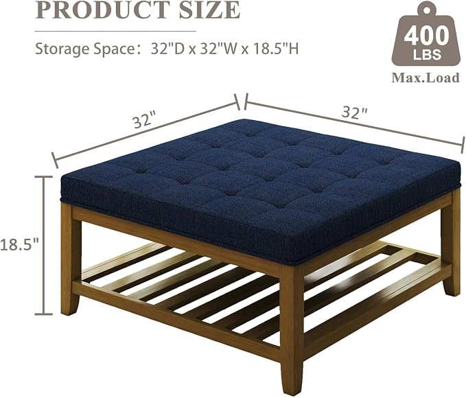 Navy Blue Coffee Table