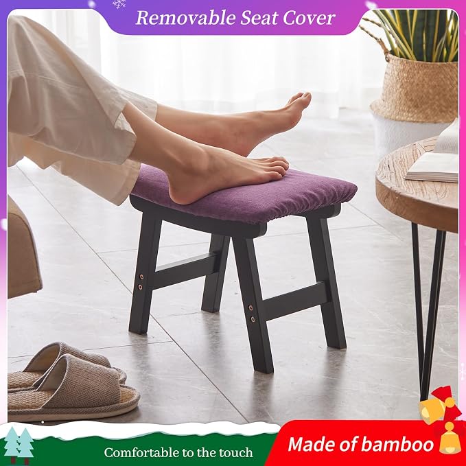 Black Stool Legs - Purple Surface