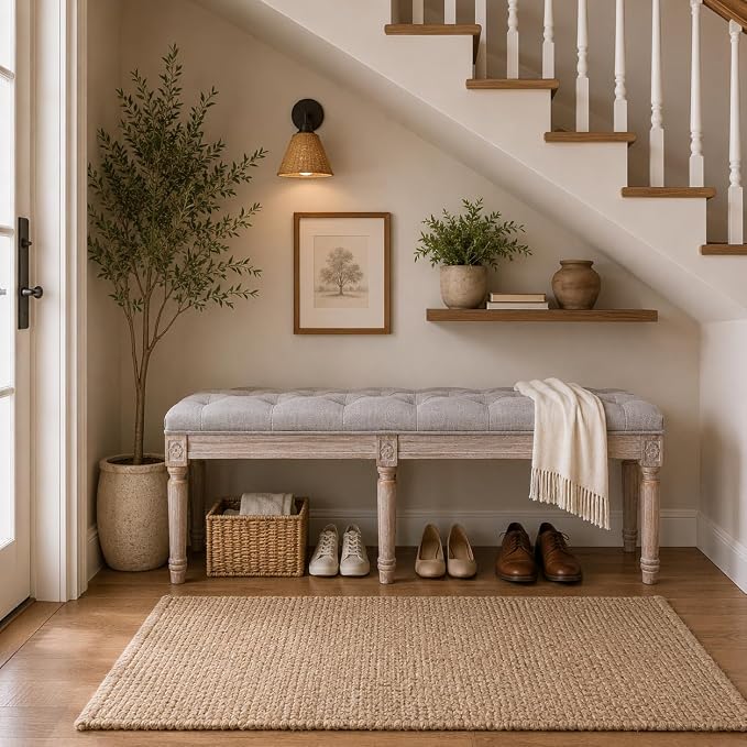 B- Dining Bench; Grey
