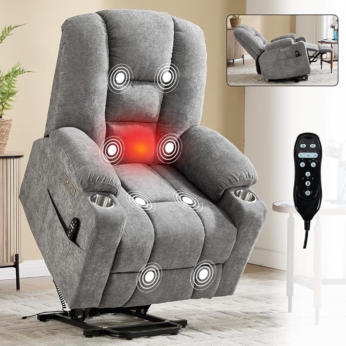 Light Gray + Chenille + Fiber Foam and Polyester Fiber Pad