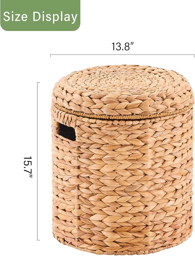 Storage - 14inch Water Hyacinth Braid