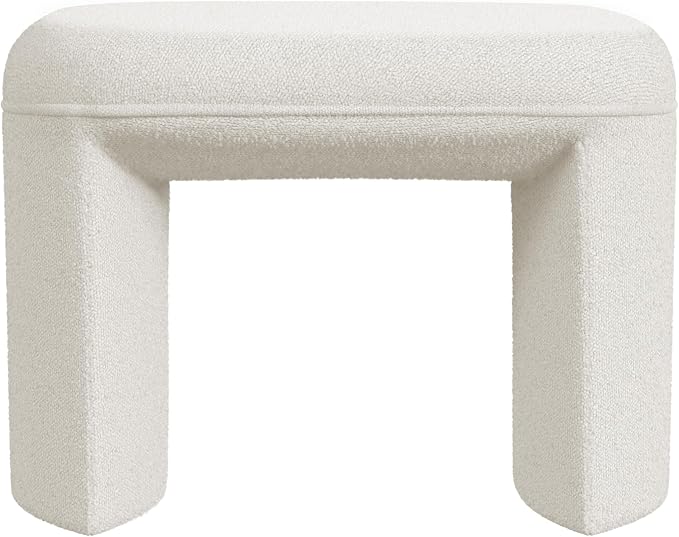 Cream White Boucle