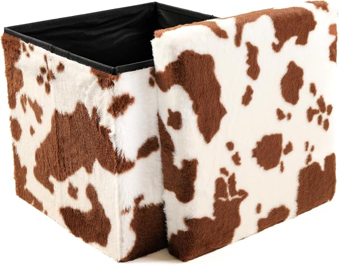 Cowhide Brown/White